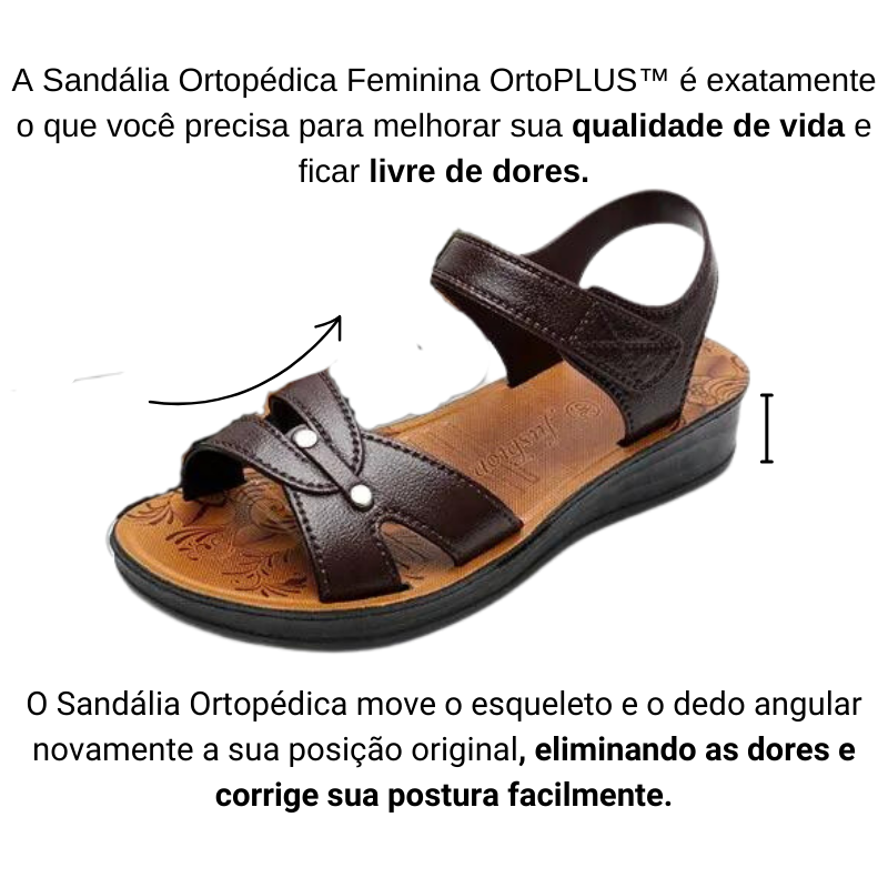 Sandália Ortopédica Confort Feminina