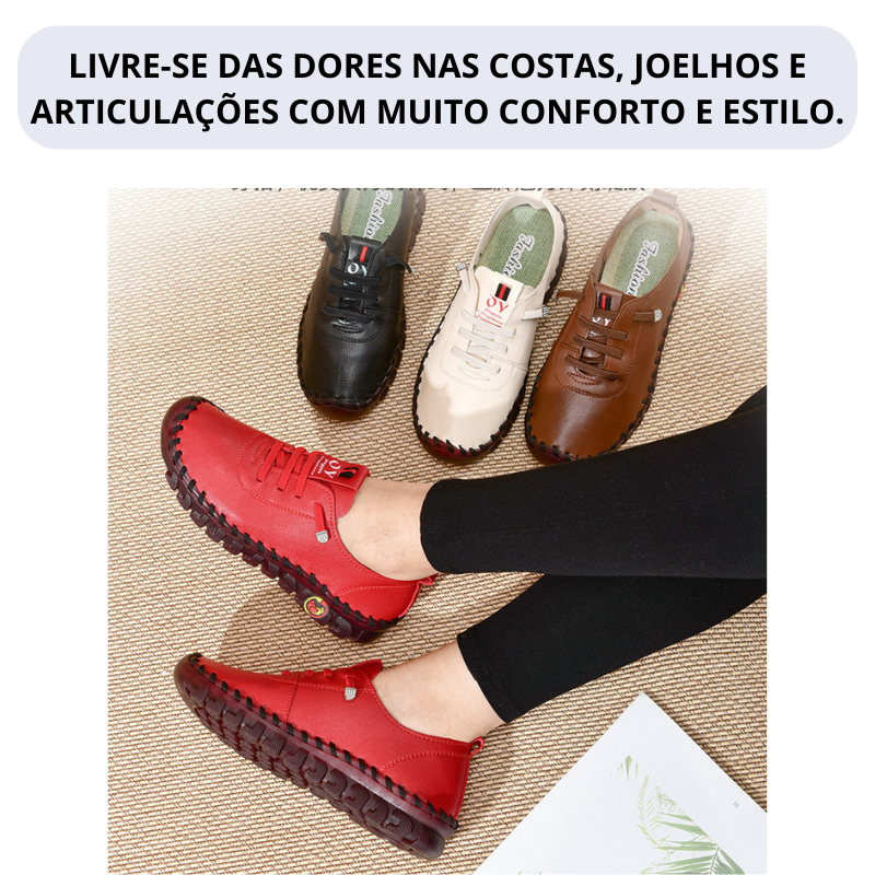 Tênis Ortopédico Femininio Fashion