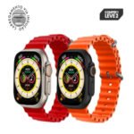 smartwatch serie 8 ultra vermelho