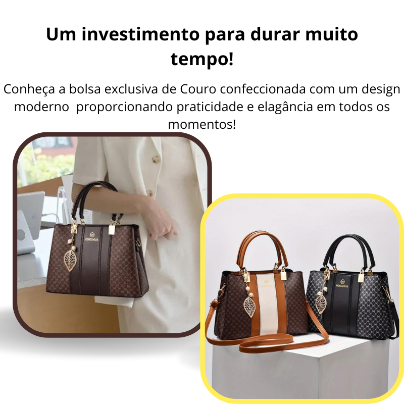 Bolsa Couro Feminina Faely